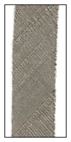 Mocha Dupioni Silk 18mm Ribbon