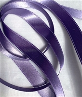 Heliotrope Double Faced Satin Ribbon 9mm