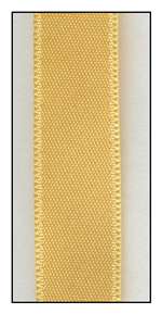 Maize Double Faced Satin Ribbon 9mm